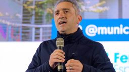 Andrés Larroque, durante un acto reciente en La Matanza.