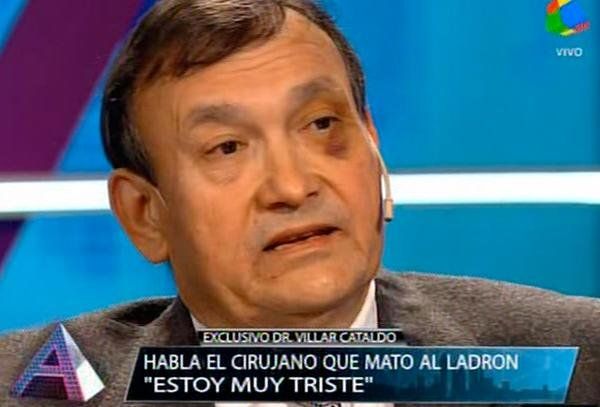Alberto Benegas, cura párroco del barrio Libertador de Loma Hermosa, convocó a una marcha pacificadora el próximo sábado en la entrada del barrio donde el médico Lino Villar Cataldo (Foto) mató al ladrón que intentó robarle.