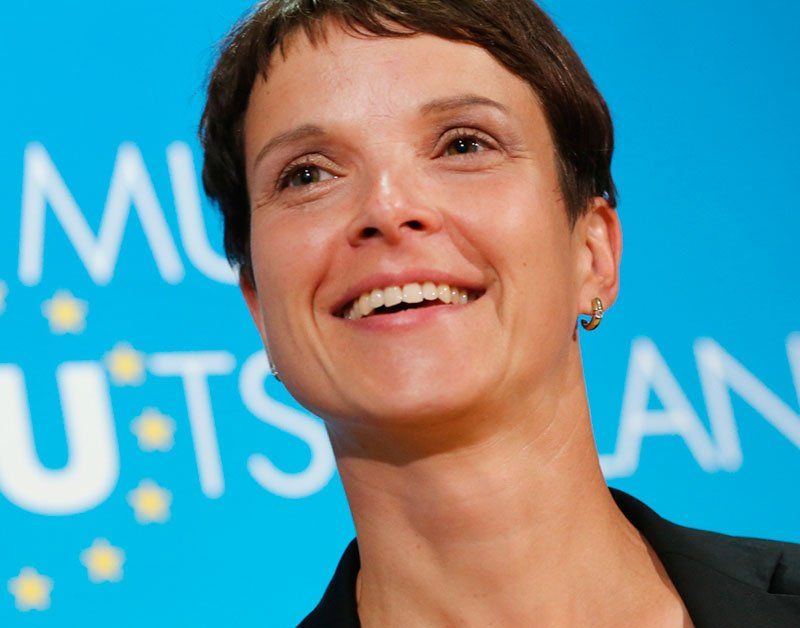 Frauke Petry, el rostro del ascendente AfD alemán.