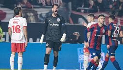 Augusto Batalla rescató un punto para San Lorenzo que empató 1-1 con Estudiantes de La Plata. (Foto: Gentileza: Twitter: @Sanloreamerica)