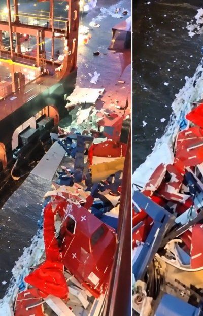Un crucero a Canarias choca con dos cargueros y deja sin viaje a 2.428 turistas