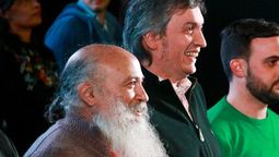 Máximo Kirchner (La Cámpora) y Emilio Pérsico (Movimiento Evita).&nbsp; &nbsp;