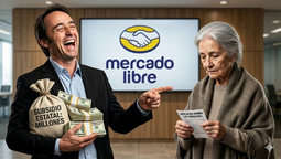 Marcos Galperín mostró su hipocresía burlándose de una abuela por no haber aportado, pero Mercado Libre cobra millones del Estado. ¿Libre mercado o planero VIP? Foto: Gemini Marcos Galperín mostró su hipocresía burlándose de una abuela por no haber aportado, pero Mercado Libre cobra millones del Estado. ¿Libre mercado o planero VIP? Foto: Gemini