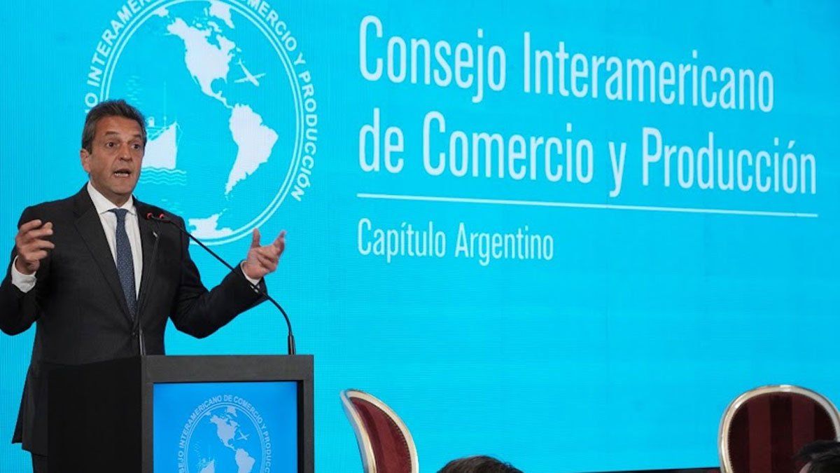 Sergio Massa, este jueves en el cierre del Consejo Interamericano de Comercio y Producción (CICyP) . Sergio Massa, este jueves en el cierre del Consejo Interamericano de Comercio y Producción (CICyP) .