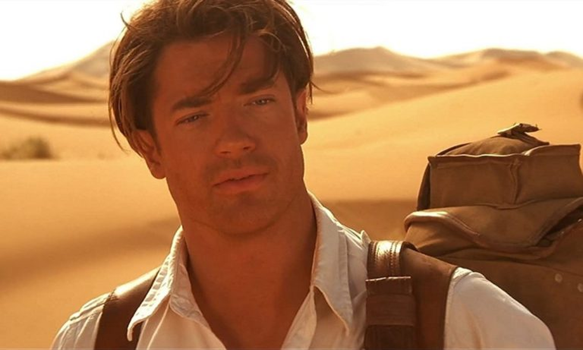 El actor durante el rodaje de La Momia 3.