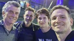Los Kovalivker y Mauricio Macri.