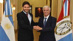 Maximiliano Pullaro y Mariano Cúneo Libarona enfocados en detener a las bandas delictivas.&nbsp;