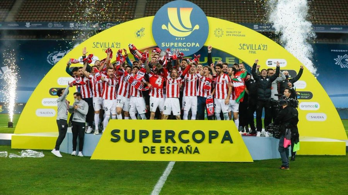 Athletic de Bilbao la ganó por última vez en 2021, este año quiere volver a levantar la Supercopa de España. Athletic de Bilbao la ganó por última vez en 2021, este año quiere volver a levantar la Supercopa de España.
