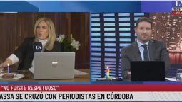 El pase entre Viviana Canosa y Jonatan Viale en LN+.