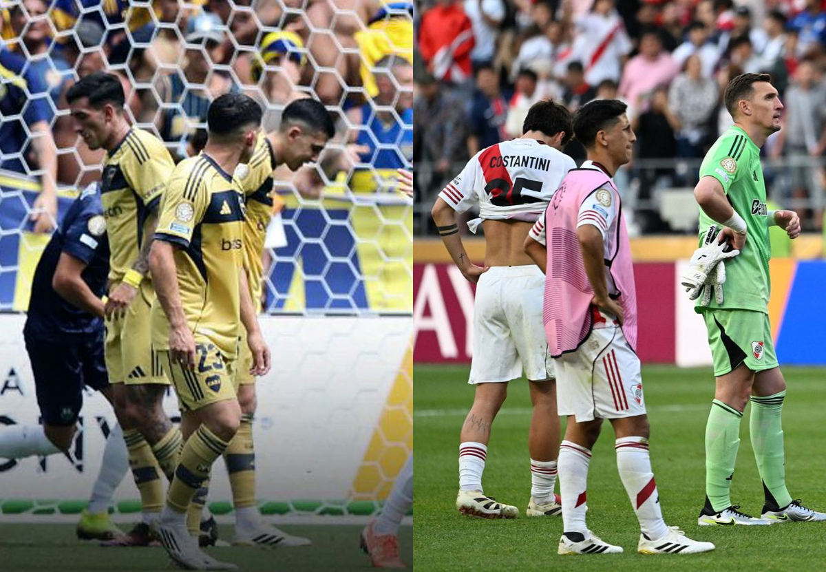 Boca y River, afuera del Mundial de Clubes. (Fotos: NA). Boca y River, afuera del Mundial de Clubes. (Fotos: NA).