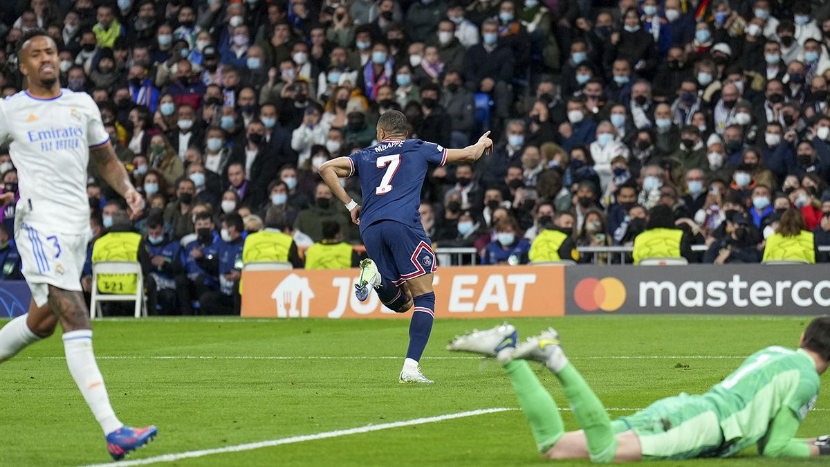 Real Madrid le propinó un “cachetazo” al París Saint Germain (PSG), de Lionel Messi, tras ganarle 3-1 y lo eliminó de la Champions League.  (Foto: Noticias Argentinas/UEFA Champions League).