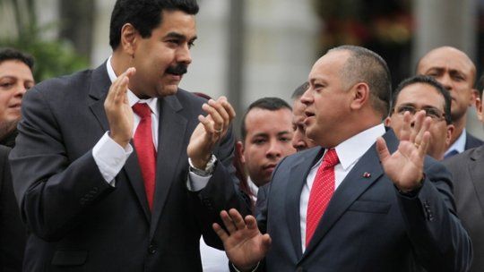 Nicolás Maduro y Diosdado Cabello, responsables del régimen chavista.