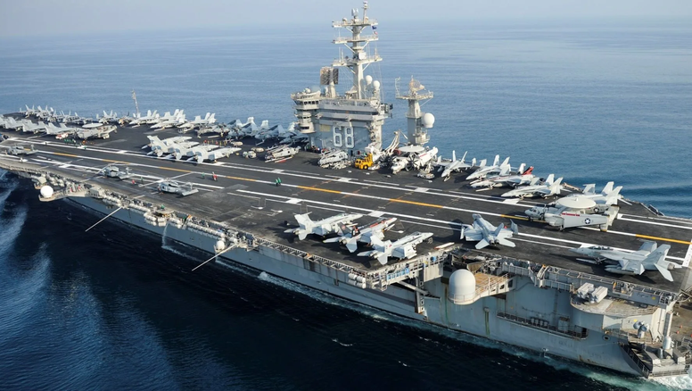 EEUU colocó el portaviones nuclear Nimitz (y un grupo naval de ataque) frente a Cuba