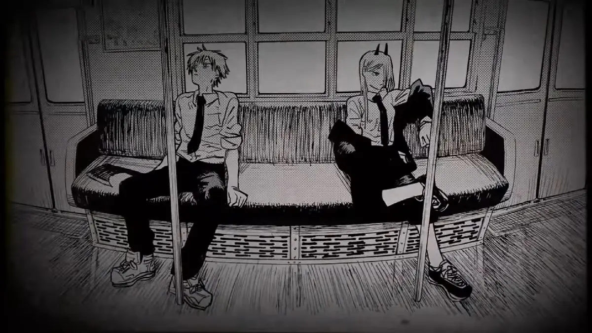 Este panel que están viendo es de Chainsaw Man (una obra maestra). Este panel que están viendo es de Chainsaw Man (una obra maestra).