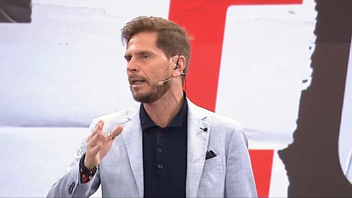 Descanso del descanso. Llamativa inactividad de Vignolo en la pantalla de ESPN. Descanso del descanso. Llamativa inactividad de Vignolo en la pantalla de ESPN.