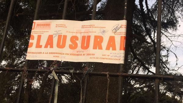 El lugar de los festejos, clausurado esta mañana (21/9)