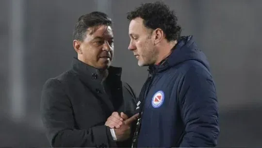 Marcelo Gallardo y Gabriel Milito