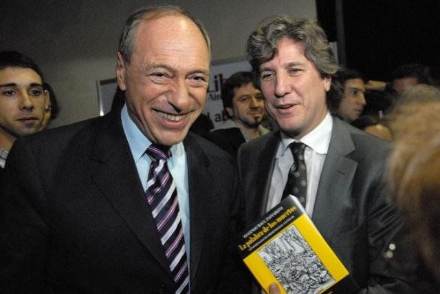 Raúl Zaffaroni con Amado Boudou, sobre quien también había pedido el indulto presidencial como ahora pide para CFK.