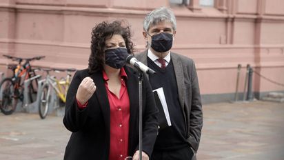 Quirós premiado y Carla Vizzotti insiste sobre el barbijo