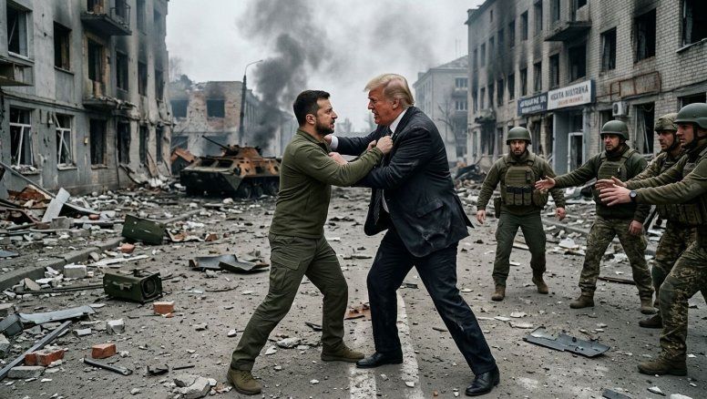 Europa leal a Zelensky mientras Donald Trump tilda de