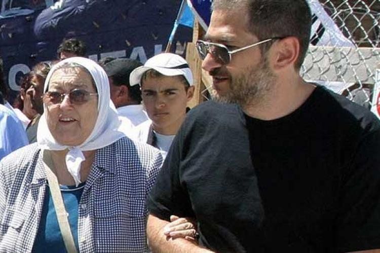 Hebe de Bonafini junto a Sergio Schoklender, cuando compartían sueños.