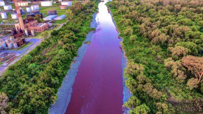 Arroyo Sarandí teñido de rojo: Resultados preliminares