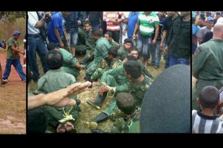 Imágenes que difundió el canal Globovisión, de Caracas.