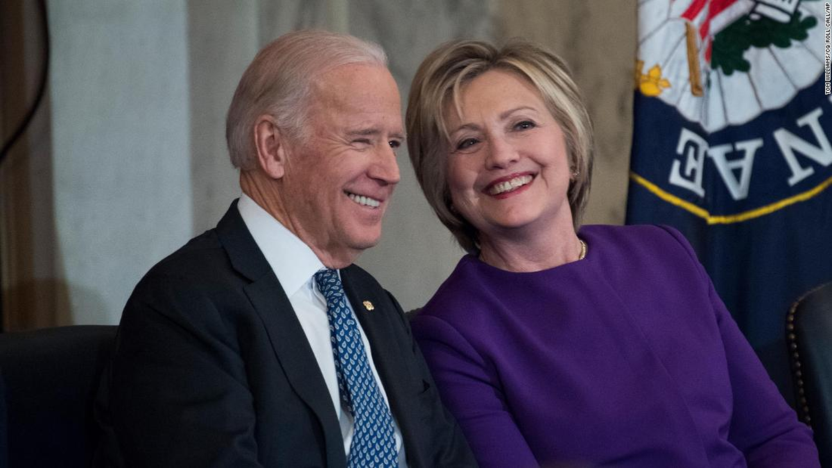 Joe Biden y Hillary Clinton