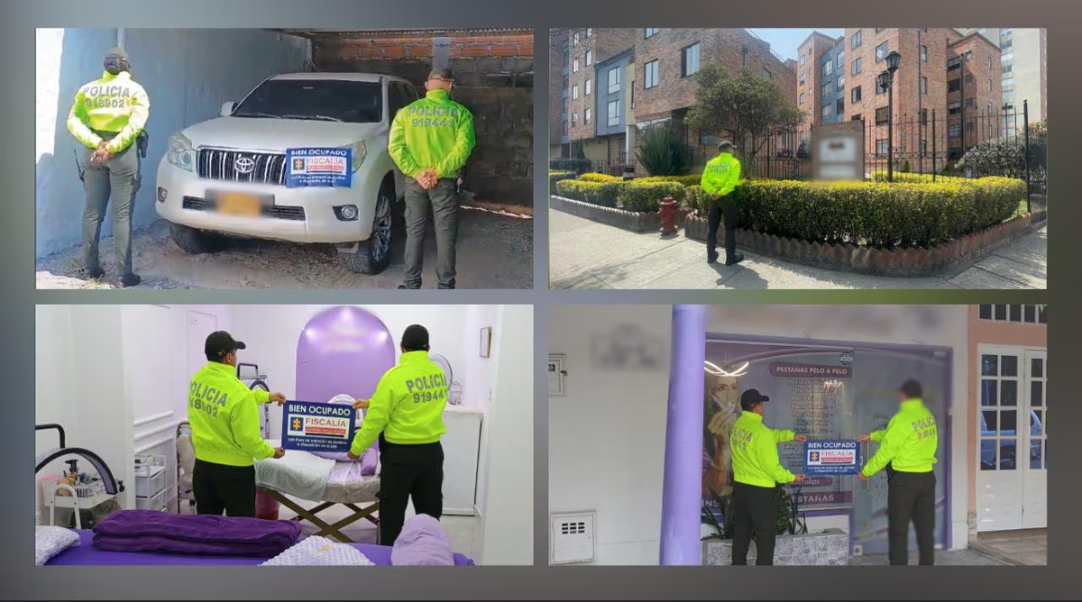 Entre los bienes incautados también hay algunos establecimientos de comercio. | Foto: Dijin. Entre los bienes incautados también hay algunos establecimientos de comercio. | Foto: Dijin.