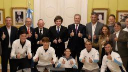 altText(Intensa (y sugestiva) agenda de Milei con Quirno, el que 