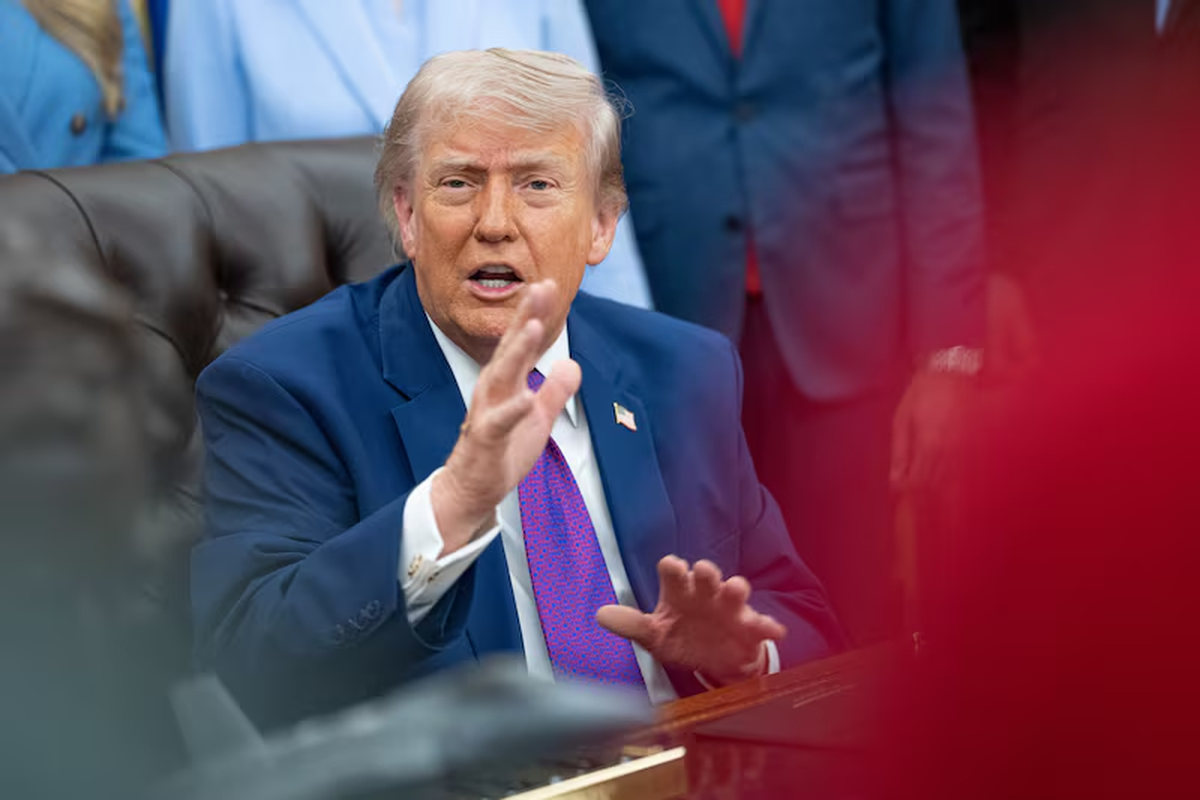 Trump decidirá pronto sobre acuerdo de armas para Taiwán y evita comprometerse con Xi.El presidente de Estados Unidos, Donald Trump.(Bloomberg/Aaron Schwartz) Trump decidirá pronto sobre acuerdo de armas para Taiwán y evita comprometerse con Xi.El presidente de Estados Unidos, Donald Trump.(Bloomberg/Aaron Schwartz)