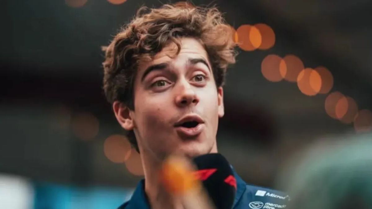 Franco Colapinto reaccionó a la victoria de Boca sobre River con un simpático posteo.