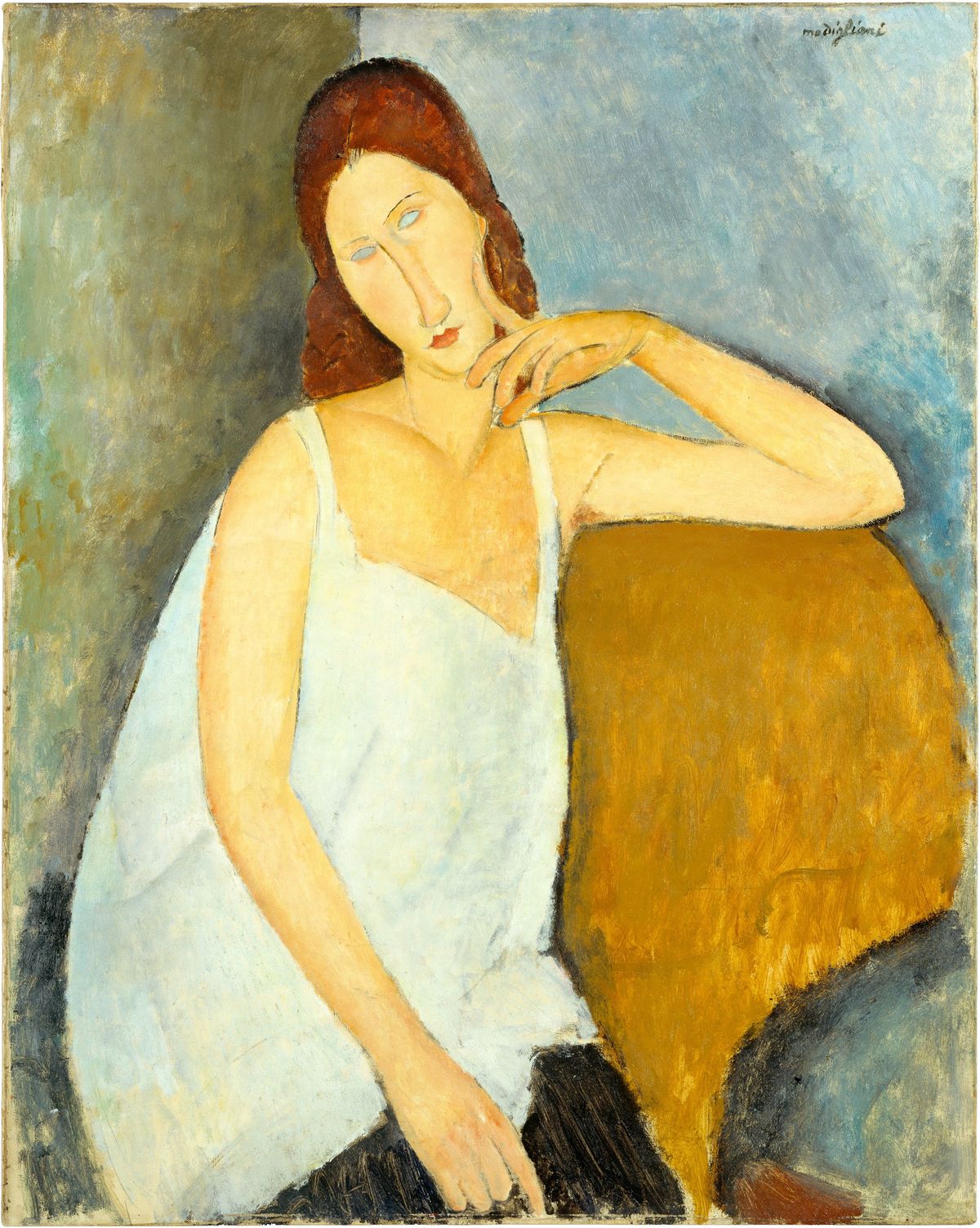 Jeann Hébuterne, cuadro de Amedeo Modigliani, 1919.