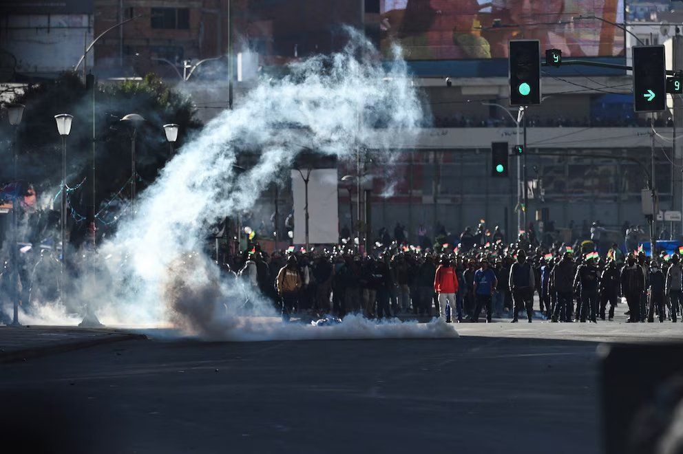 Este jueves hubo enfrentamientos entre la policía y los mineros cooperativistas en La Paz, Bolivia, 14 de mayo de 2026. Este jueves hubo enfrentamientos entre la policía y los mineros cooperativistas en La Paz, Bolivia, 14 de mayo de 2026.