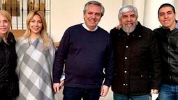 Algunos de los Moyano, es especial Hugo, que es el más importante del clan, Alberto Fernández y Fabiola.