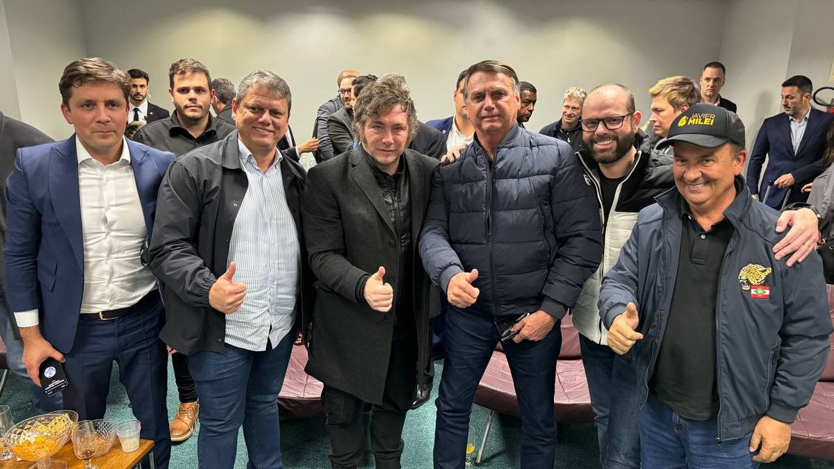 Javier Milei y Jair Bolsonaro. Javier Milei y Jair Bolsonaro.