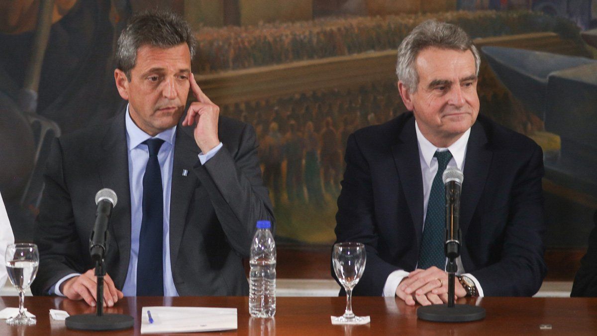 Sergio Massa y Agustín Rossi, la fórmula presidencial de UP.