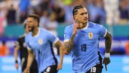 Núñez, uno de los goleadores de Uruguay en esta Copa América.