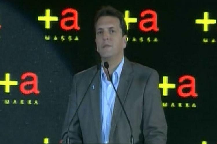Sergio Massa pre candidato a diputado nacional por el Frente Renovador, realizó este lunes 08/07 la presentación de su lista de candidatos