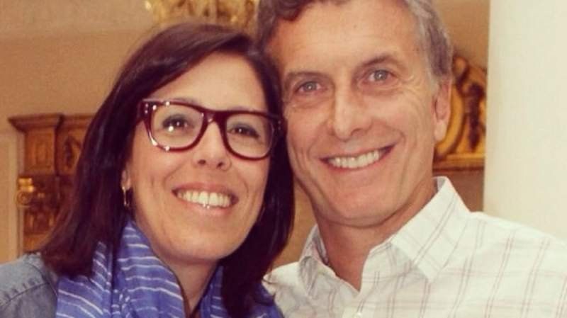 La titular de la Oficina Anticorrupción, Laura Alonso, con Mauricio Macri