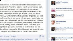 altText(Mensaje de Cristina a los del #8N: 