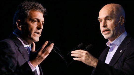 Sergio Massa quiere quedarse con los votos de Horacio Rodríguez Larreta. Sergio Massa quiere quedarse con los votos de Horacio Rodríguez Larreta.