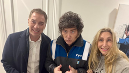 Diego Santilli, Javier y Karina Milei