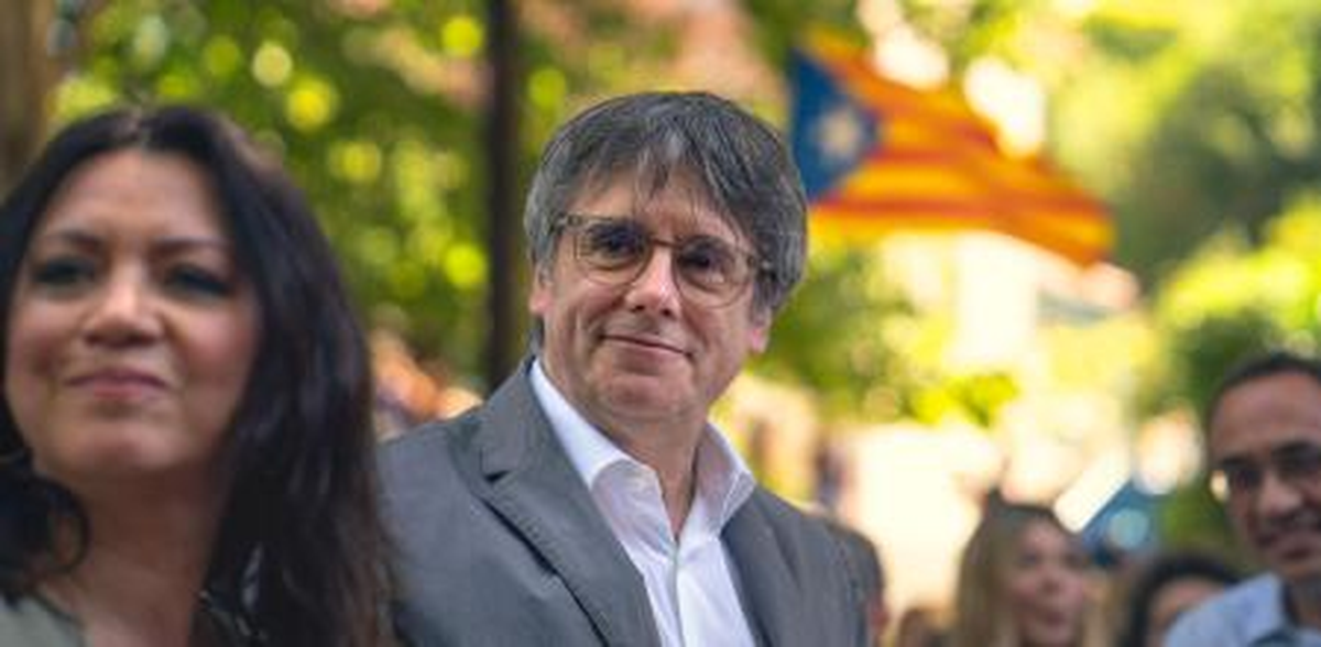 El expresidente de la Generalitat de Catalunya, Carles Puigdemont, durante la celebración del cuarto aniversario de la fundación de Junts, a 27 de julio de 2024, en Amélie-les-Bains-Palalda (Francia). Glòria Sánchez - Europa Press El expresidente de la Generalitat de Catalunya, Carles Puigdemont, durante la celebración del cuarto aniversario de la fundación de Junts, a 27 de julio de 2024, en Amélie-les-Bains-Palalda (Francia). Glòria Sánchez - Europa Press