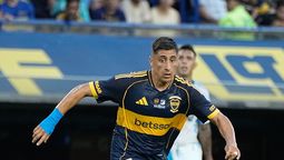 Merentiel fue el 9 de Boca ante Millonarios