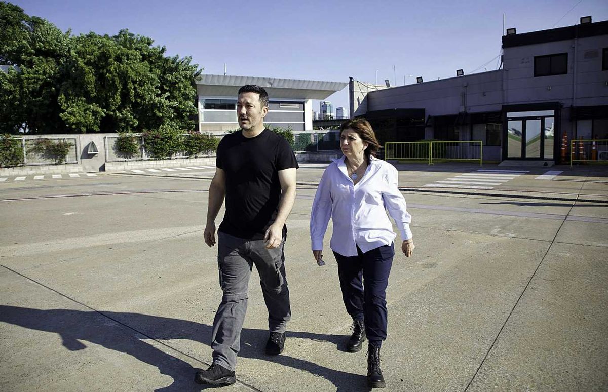 Patricia Bullrich y Luis Petri.