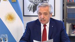 Alberto Fernández en su discurso tan raro.