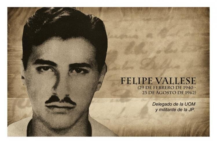 Felipe Vallese, un detenido-desaparecido de la JP.