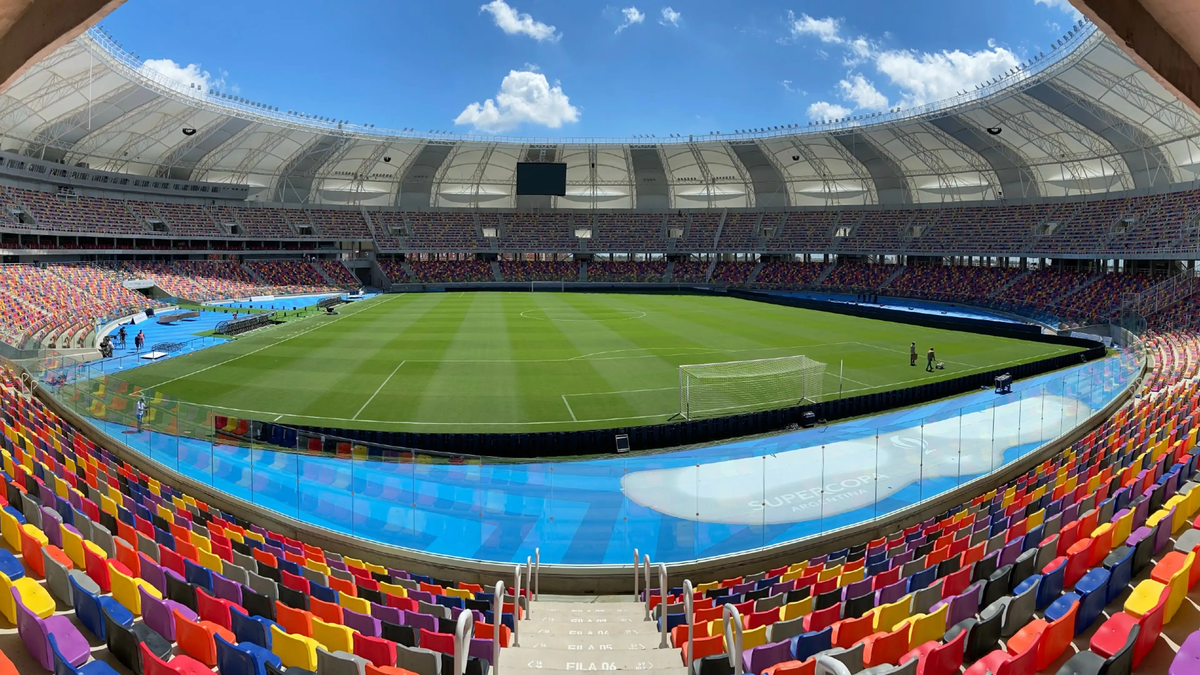 Estadio Madre de Ciudades, la sede de la final. Estadio Madre de Ciudades, la sede de la final. 