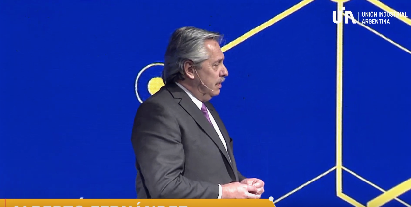 Alberto Fernández, presidente.